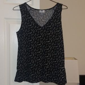 Old Navy Tank top Blouse w/side slits - Small